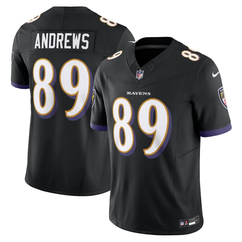 Baltimore Ravens Jersey Mark Andrews Black Vapor Fuse Jersey