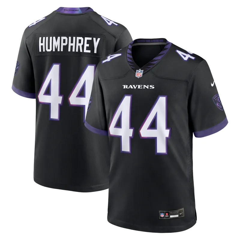 Baltimore Ravens Jersey Marlon Humphrey Black Alternate Game Jersey - Image 2