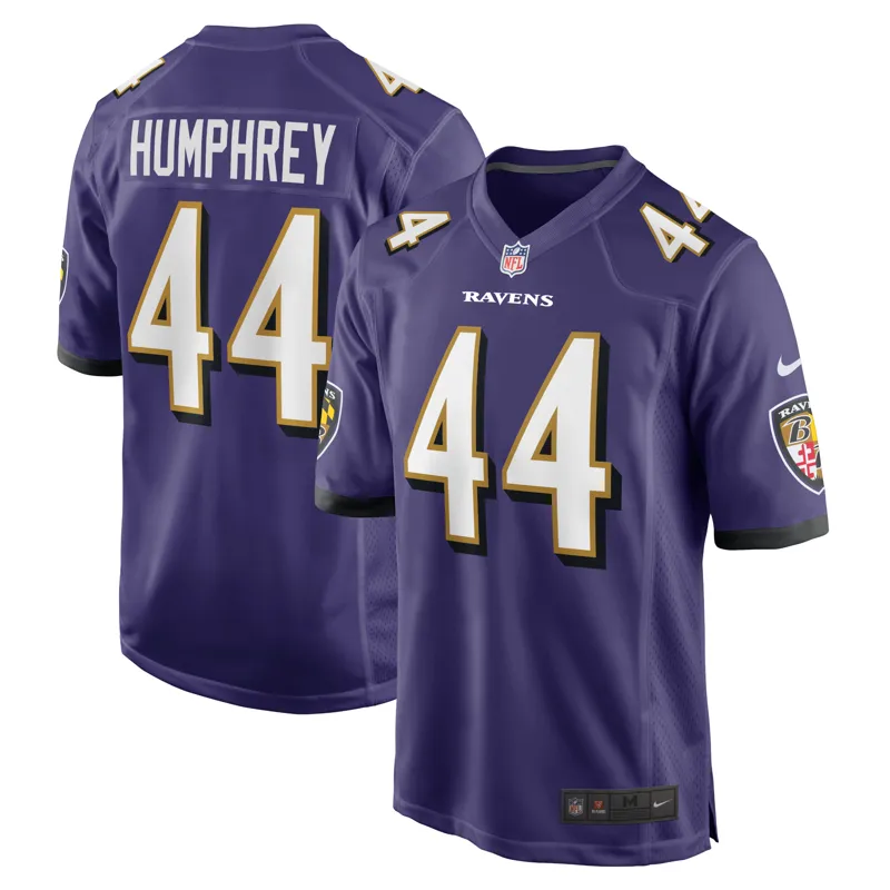 Baltimore Ravens Jersey Marlon Humphrey Black Alternate Game Jersey - Image 3