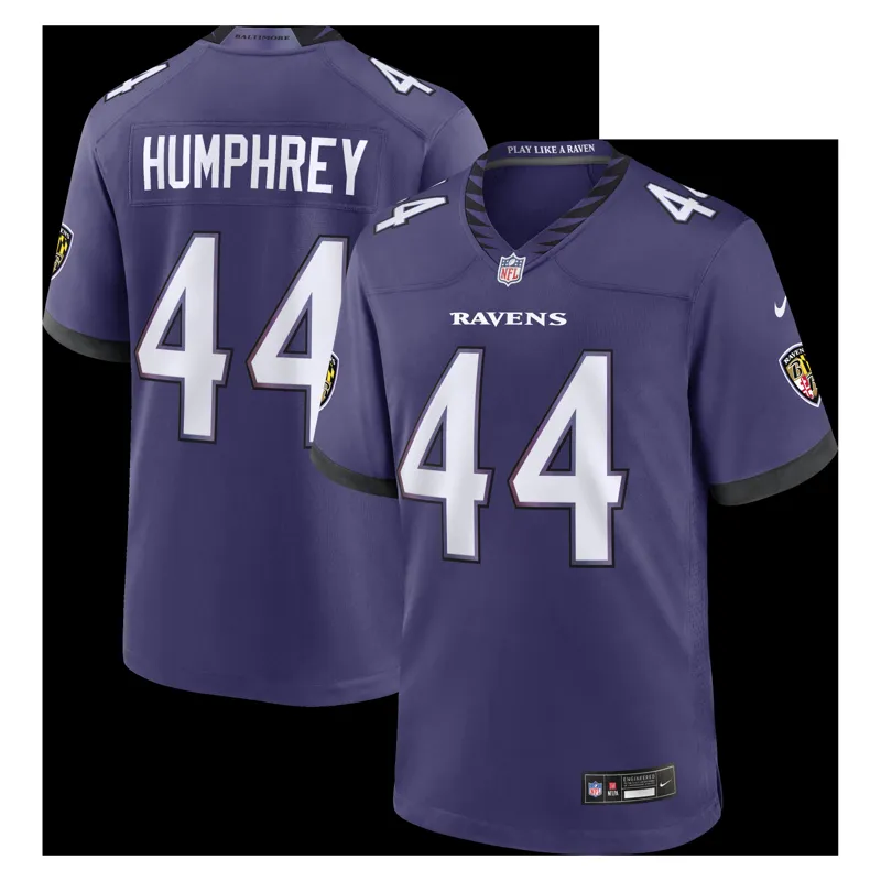 Baltimore Ravens Jersey Marlon Humphrey Black Alternate Game Jersey - Image 5