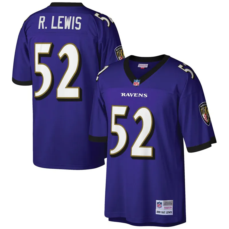 Baltimore Ravens Jersey Olaivavega Ioane Purple 2026 Nfl Draft First Round Pick No #14 Team Game - Image 4