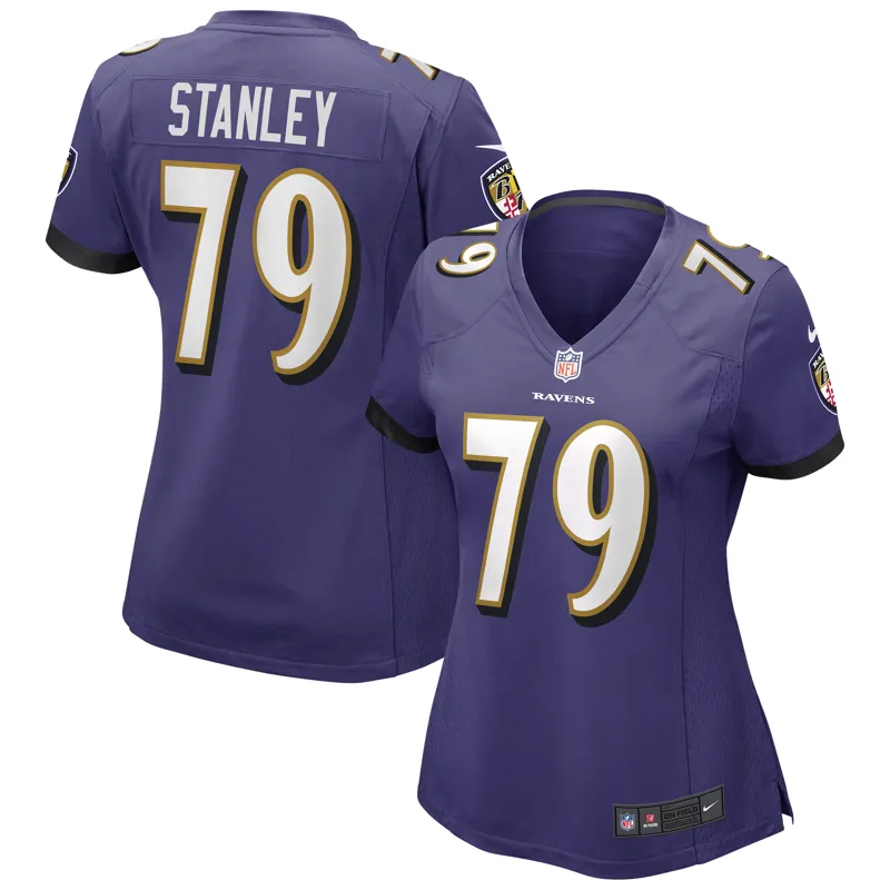 Baltimore Ravens Jersey Ray Lewis Purple Team Retired Player Game Jersey - Image 4