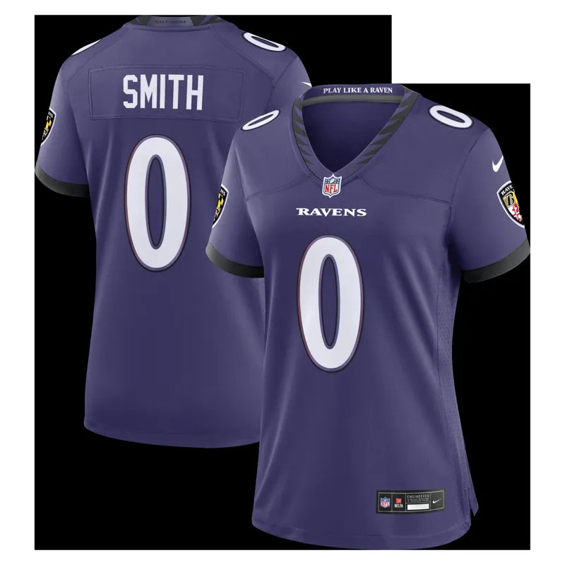 Baltimore Ravens Jersey Roquan Smith Purple Team Game Jersey - Image 3