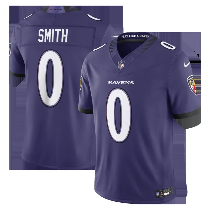 Baltimore Ravens Jersey Roquan Smith Purple Team Game Jersey - Image 5