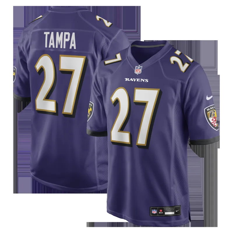 Baltimore Ravens Jersey Tavius Robinson Purple Team Game Jersey - Image 3