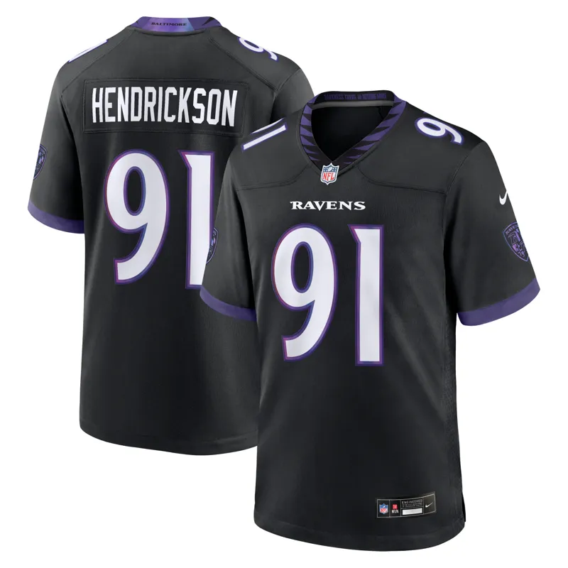 Baltimore Ravens Jersey Tavius Robinson Purple Team Game Jersey - Image 5