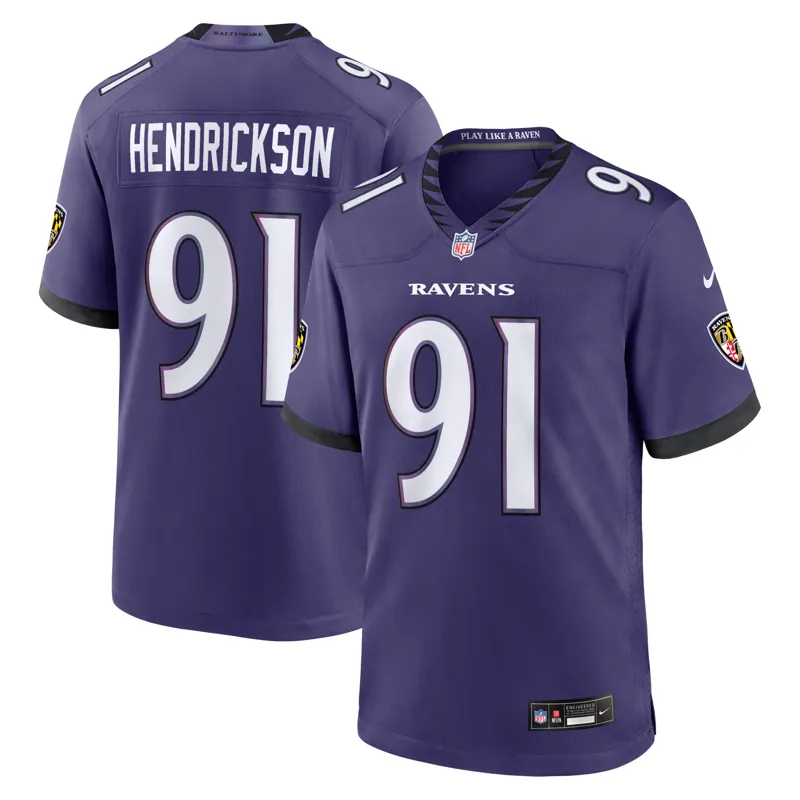 Baltimore Ravens Jersey Trey Hendrickson Black Alternate Game Jersey - Image 3
