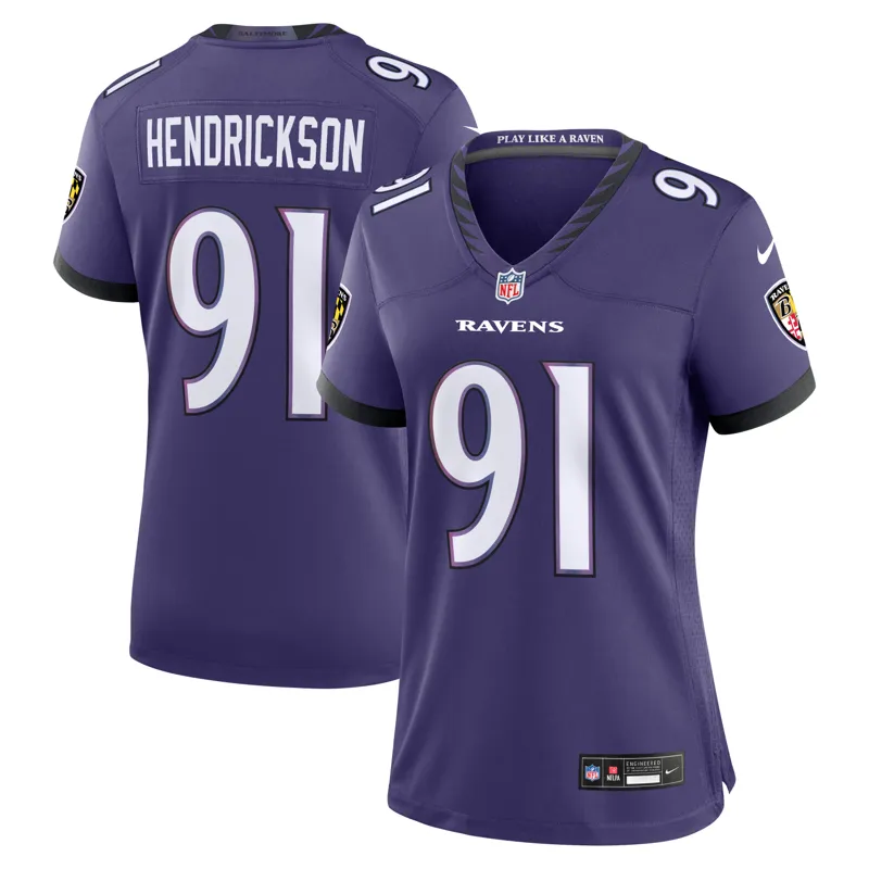 Baltimore Ravens Jersey Trey Hendrickson Black Alternate Game Jersey - Image 4