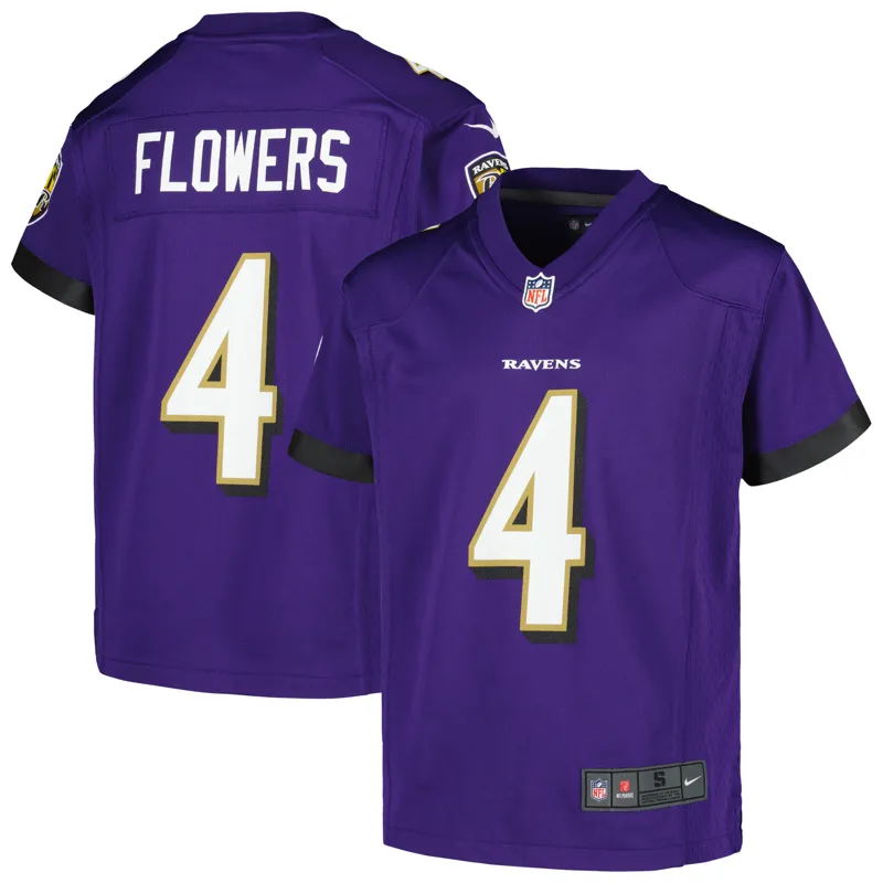 Baltimore Ravens Jersey Zay Flowers Black Alternate Vapor Fuse Jersey - Image 5