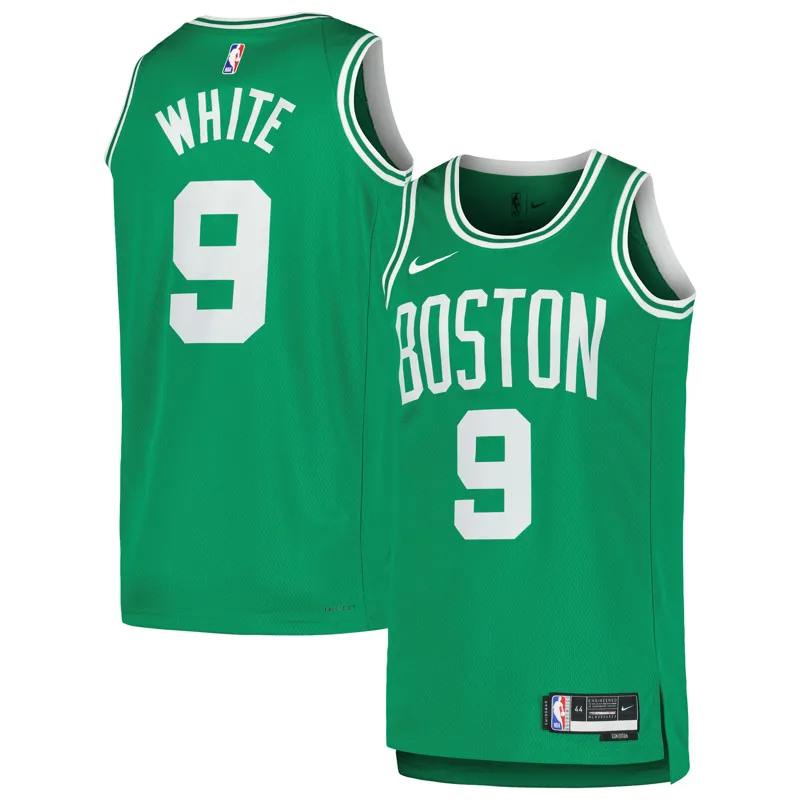 Boston Celtics Jersey Derrick White Kelly Green Swingman Icon Edition Jersey