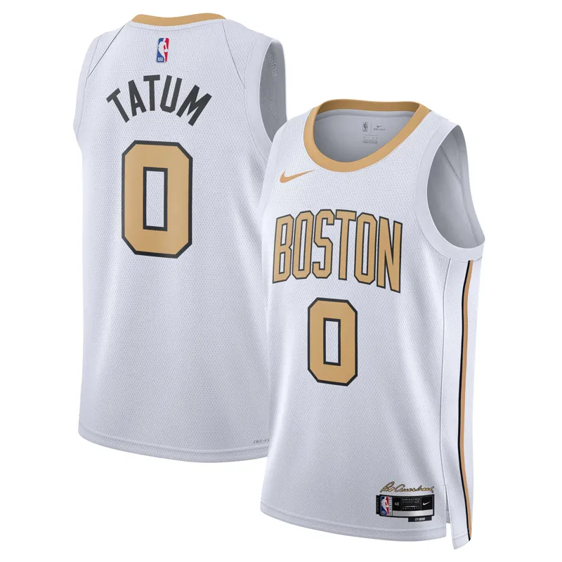 Boston Celtics Jersey Jayson Tatum White 2025-26 City Fast Break Jersey - Image 4