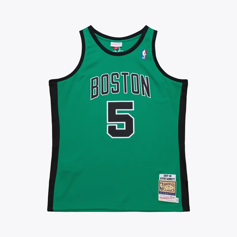 Boston Celtics Jersey Kevin Garnett Kelly Green 2007-08 Hardwood Classics Jersey
