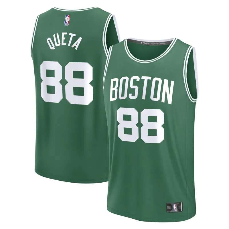 Boston Celtics Jersey Neemias Queta Kelly Green Fast Break Player Icon Jersey