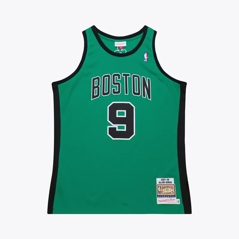 Boston Celtics Jersey Rajon Rondo Kelly Green 2007-08 Hardwood Classics Jersey