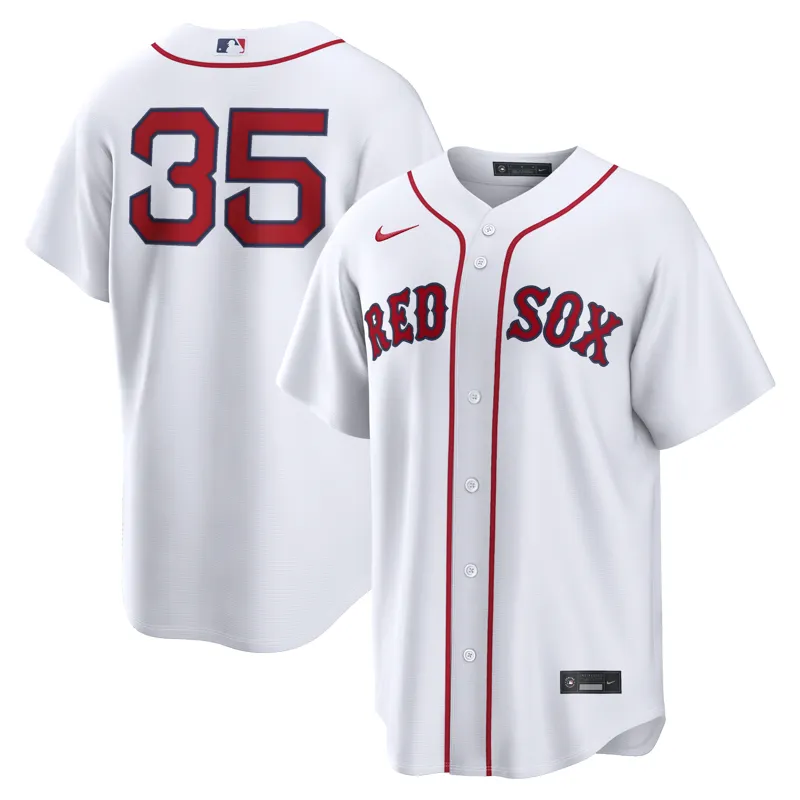 Boston Red Sox Jersey Garrett Crochet White Home Jersey - Image 2
