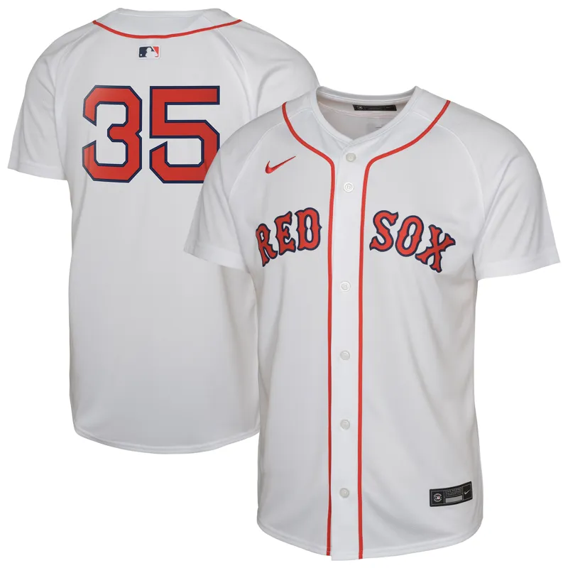 Boston Red Sox Jersey Garrett Crochet White Home Jersey - Image 3