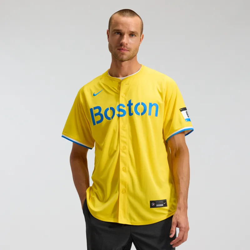 Boston Red Sox Jersey Gold City Connect Limited Jersey