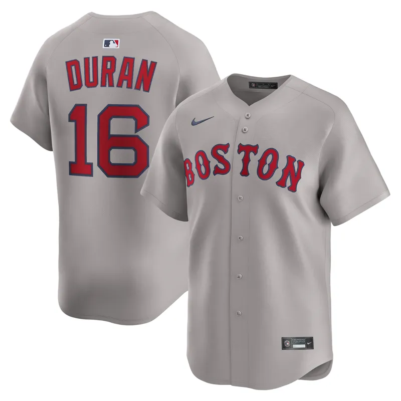 Boston Red Sox Jersey Jarren Duran Gray Road Limited Jersey