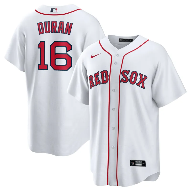 Boston Red Sox Jersey Jarren Duran White Home Player Jersey