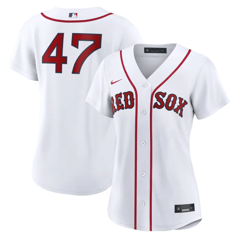 Boston Red Sox Jersey Jovani Moran White Home Jersey - Image 2