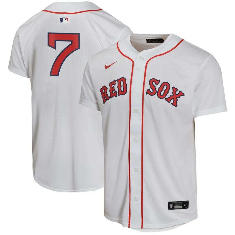 Boston Red Sox Jersey Marcelo Mayer White Home Jersey - Image 4