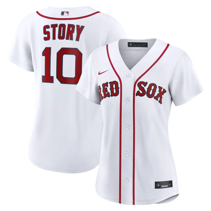 Boston Red Sox Jersey Trevor Story Gold City Connect Limited Player Jersey - Image 4