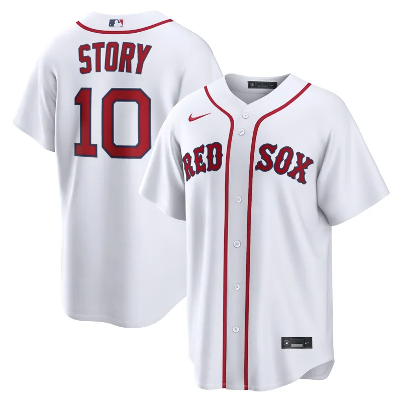 Boston Red Sox Jersey Trevor Story Gold City Connect Limited Player Jersey - Image 3