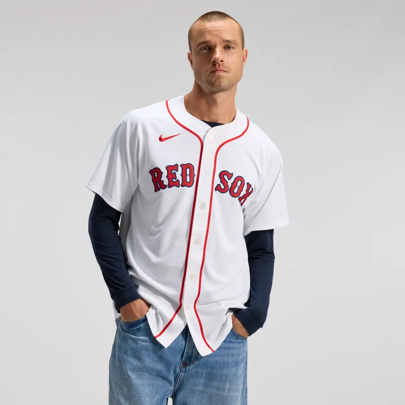 Boston Red Sox Jersey White Home Limited Jersey - Image 2