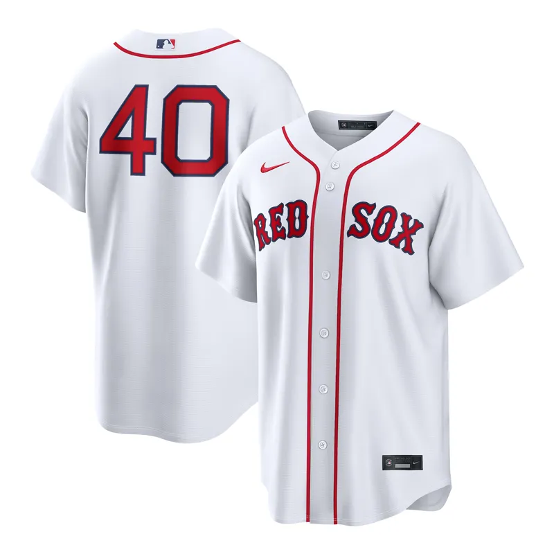 Boston Red Sox Jersey Willson Contreras White Home Jersey - Image 3