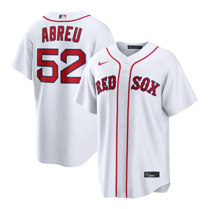Boston Red Sox Jersey Wilyer Abreu White Home Jersey