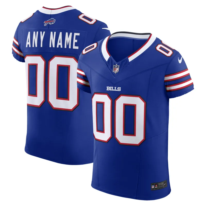 Buffalo Bills Jersey Royal Vapor Fuse Elite Custom Jersey