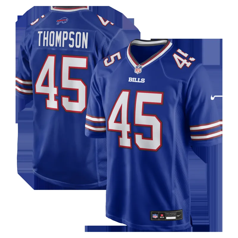 Buffalo Bills Jersey Shaq Lawson Royal Game Jersey - Image 5
