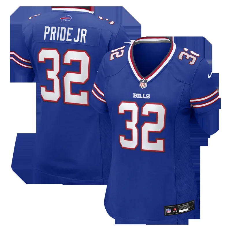 Buffalo Bills Jersey Tommy Doman Royal Team Game Jersey - Image 4