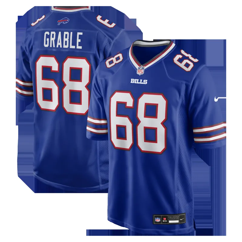 Buffalo Bills Jersey Tylan Grable Royal Game Jersey