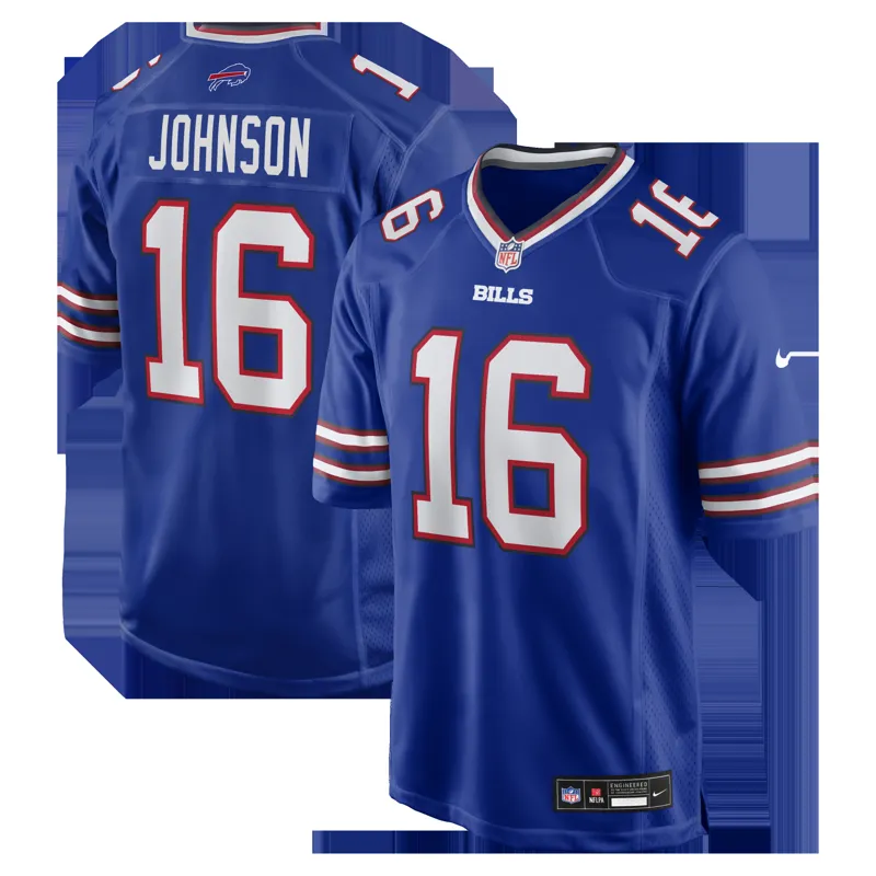 Buffalo Bills Jersey Xavier Johnson Royal Game Jersey