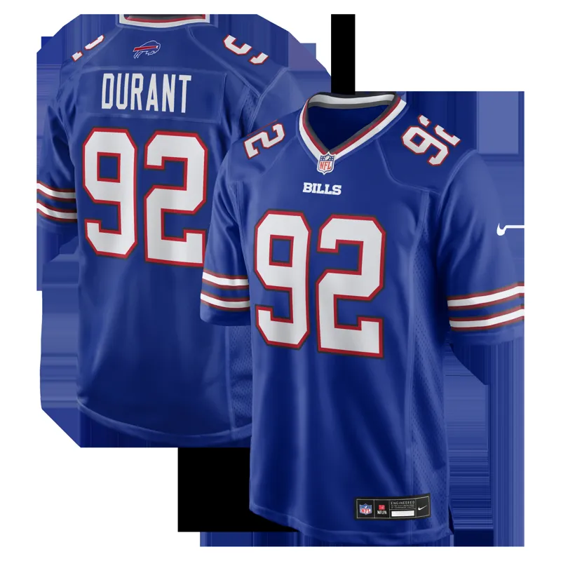Buffalo Bills Jersey Xavier Johnson Royal Game Jersey - Image 4