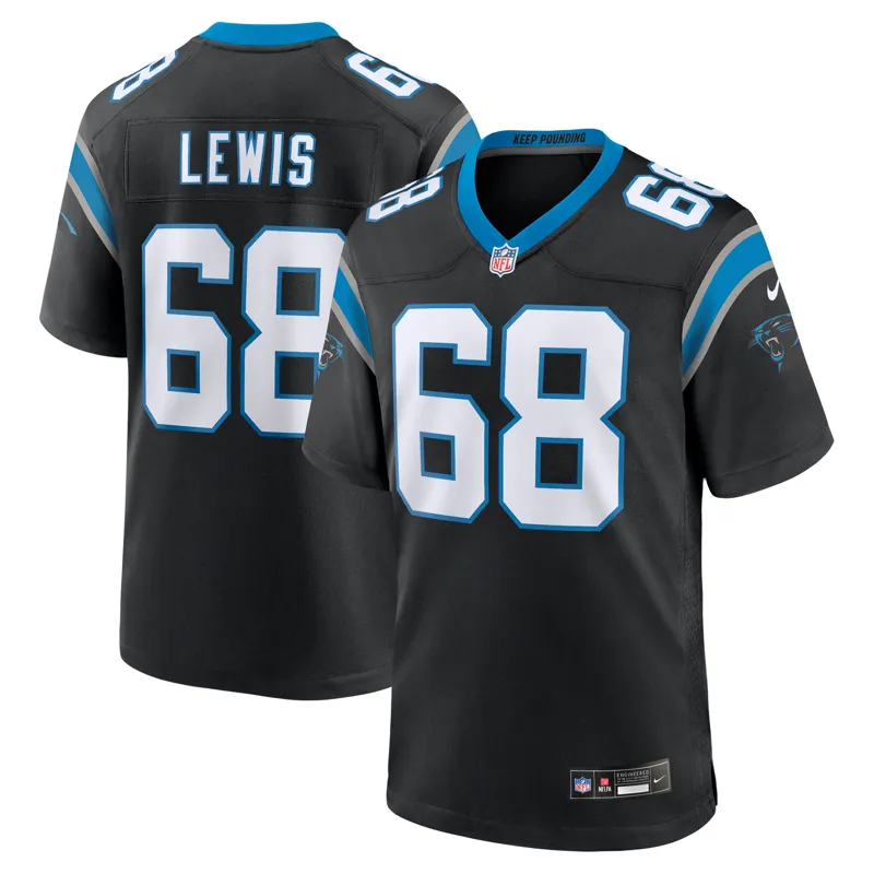 Carolina Panthers Jersey Damarri Mathis Black Team Game Jersey - Image 2