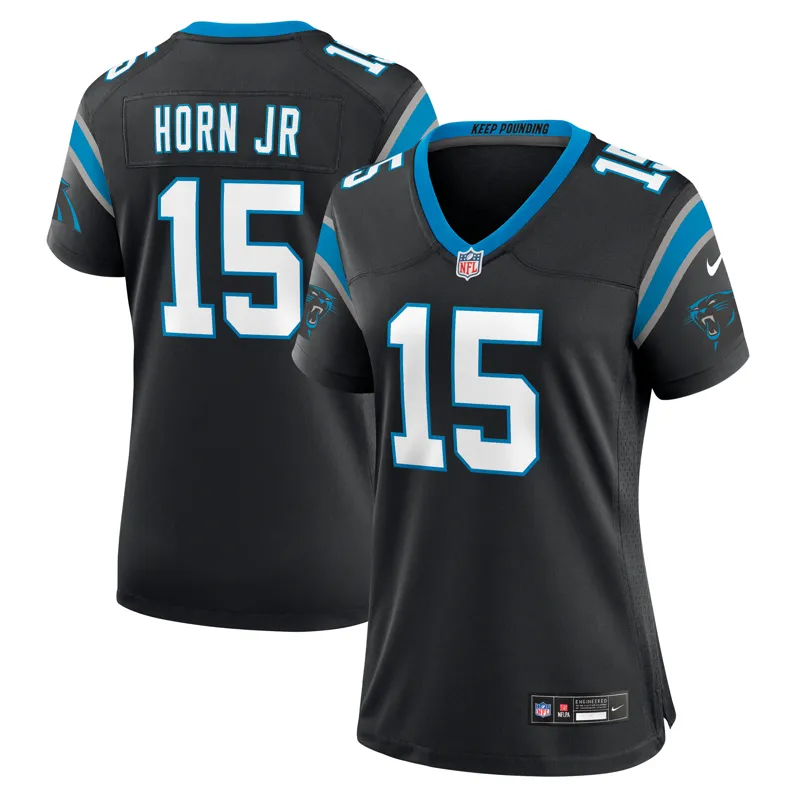Carolina Panthers Jersey Jimmy Horn Jr Black Team Game Jersey - Image 2