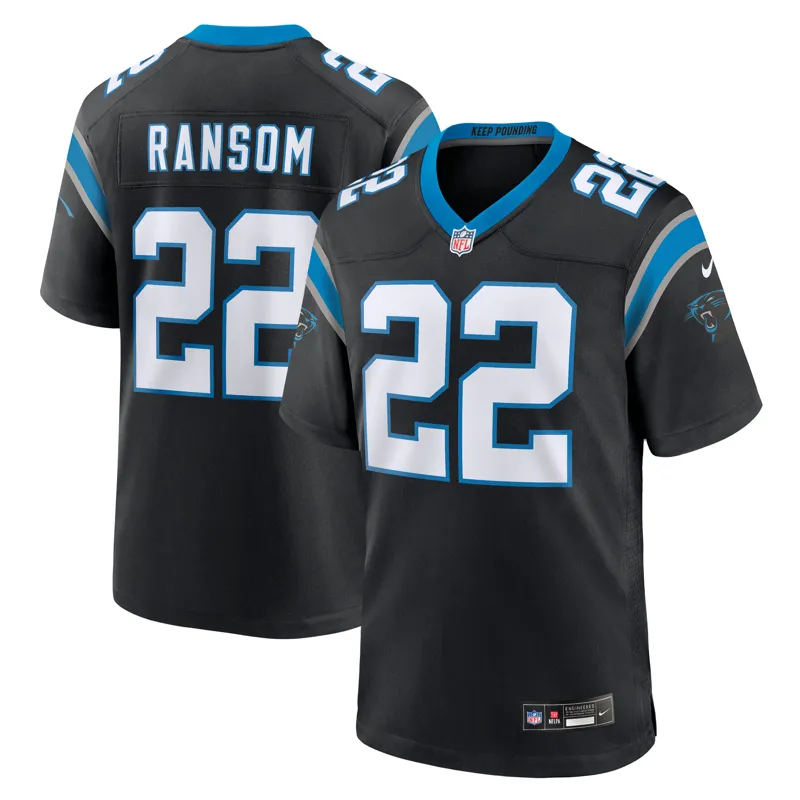 Carolina Panthers Jersey Labryan Ray Black Team Game Jersey - Image 3