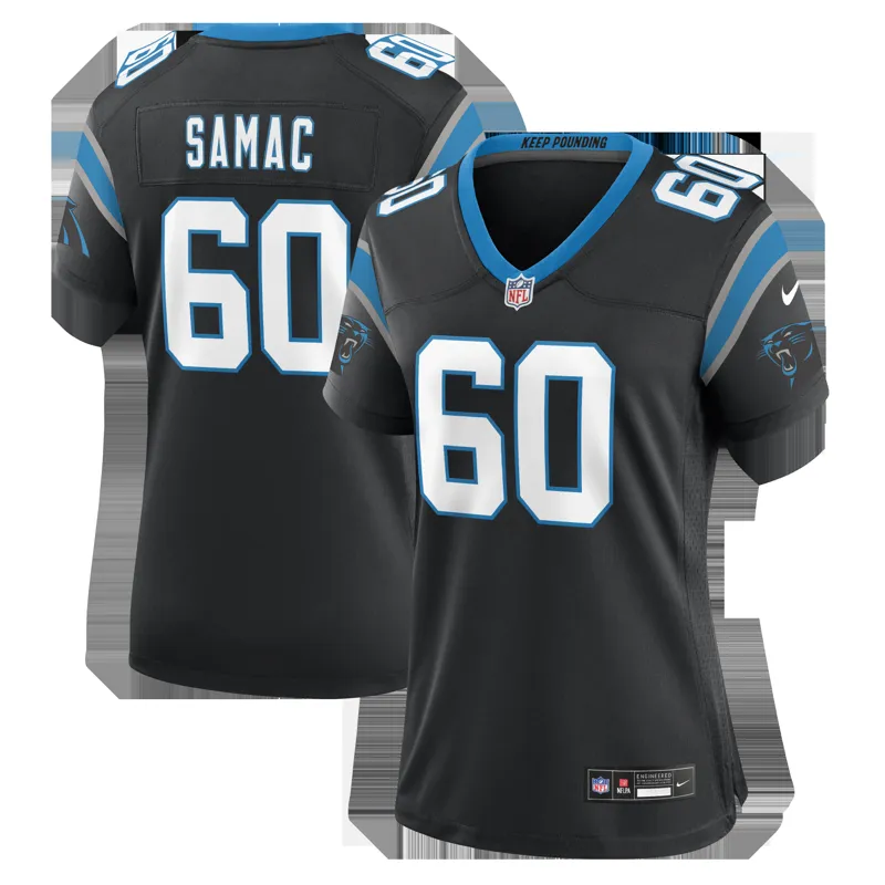 Carolina Panthers Jersey Mike Jackson Black Game Jersey - Image 4