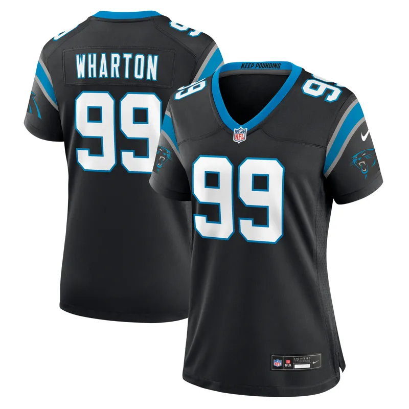 Carolina Panthers Jersey Taylor Moton Black Team Game Jersey - Image 3