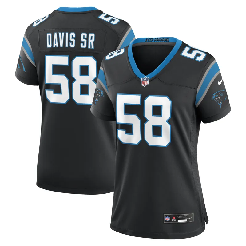 Carolina Panthers Jersey Tetairoa Mcmillan Black Team Game Jersey - Image 3