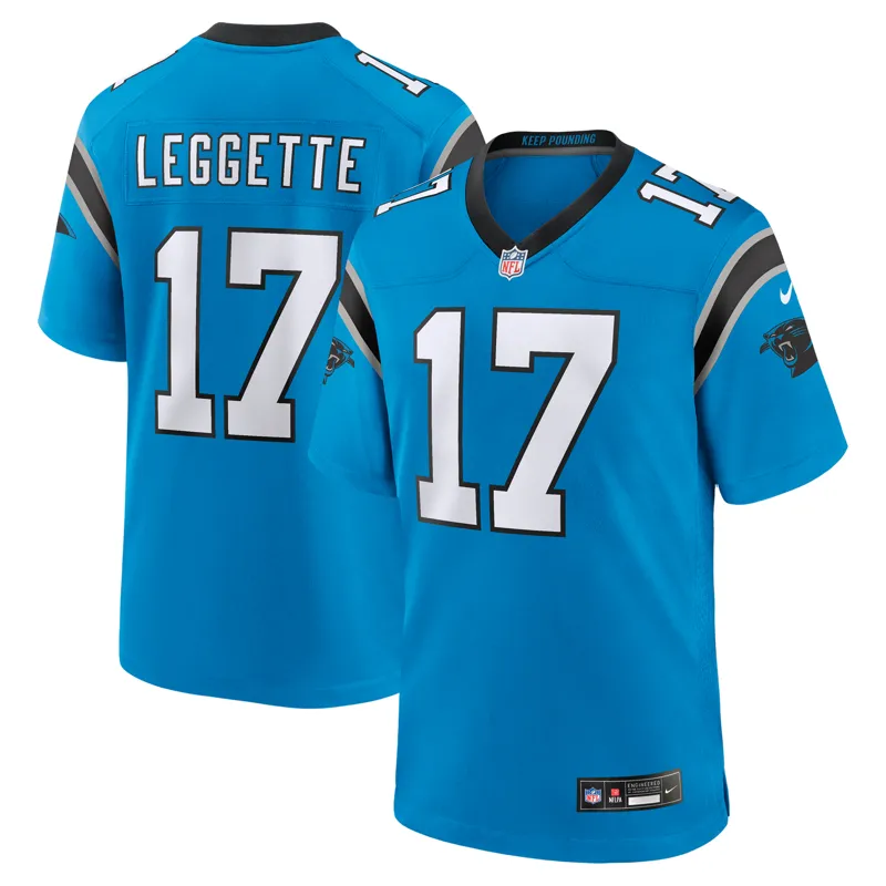 Carolina Panthers Jersey Xavier Legette Blue Alternate Game Jersey - Image 4