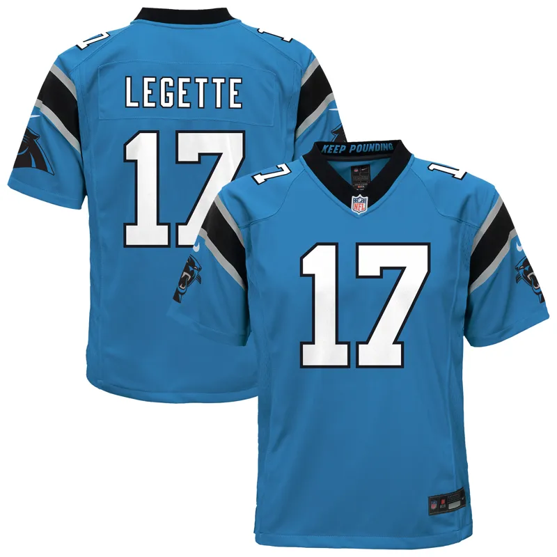 Carolina Panthers Jersey Xavier Legette Blue Alternate Game Jersey - Image 3