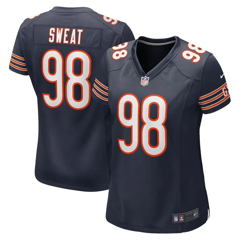 Chicago Bears Jersey Montez Sweat Navy Game Jersey