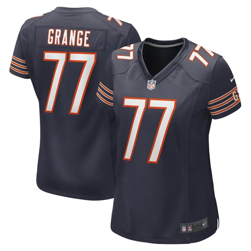 Chicago Bears Jersey Ozzy Trapilo Navy Team Game Jersey - Image 3