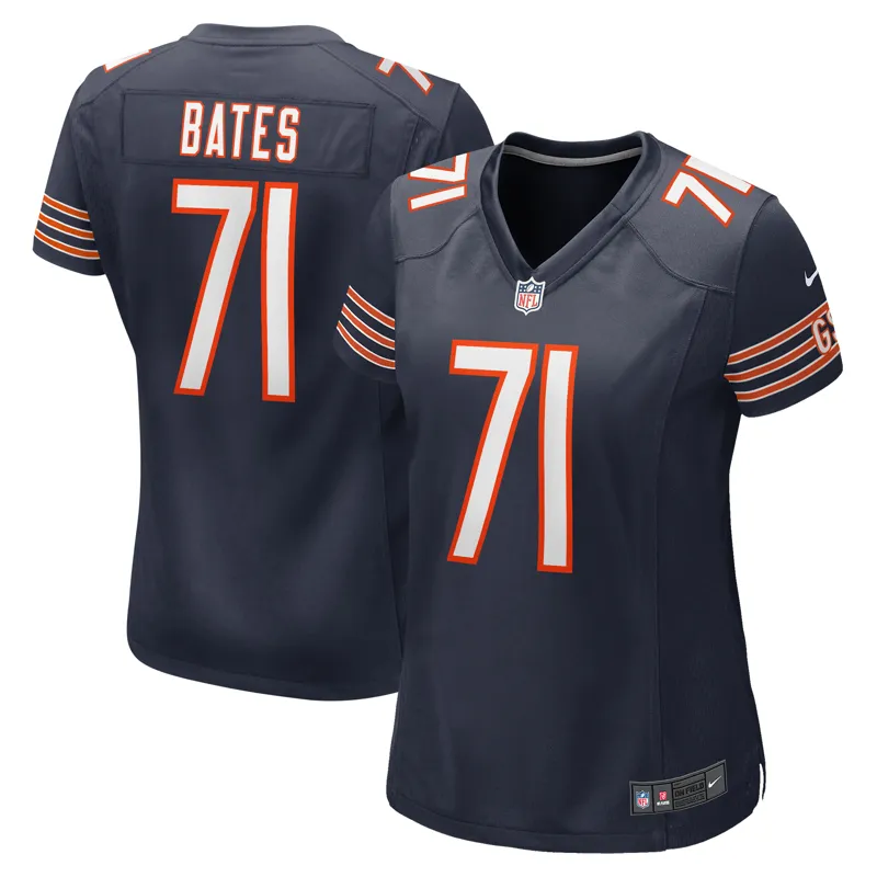 Chicago Bears Jersey Roschon Johnson Navy Team Game Jersey - Image 3