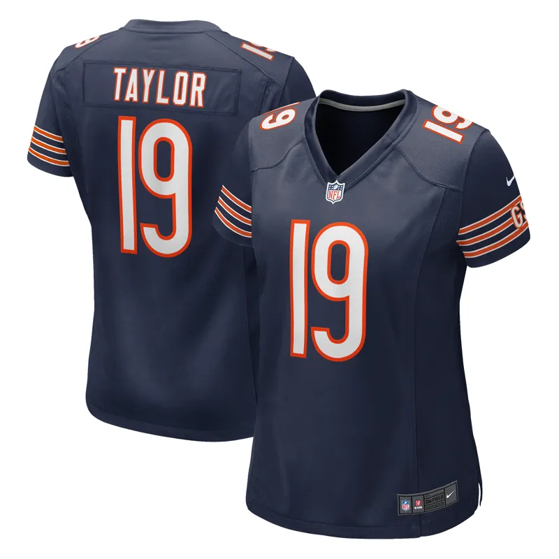 Chicago Bears Jersey Terell Smith Navy Game Jersey - Image 4
