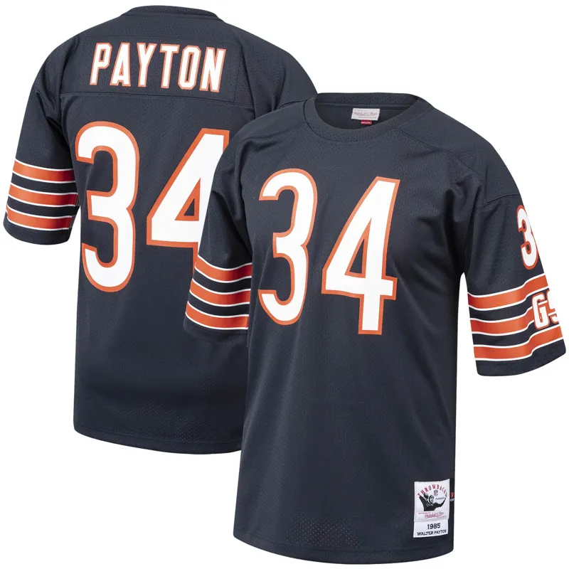 Chicago Bears Jersey Walter Payton Navy 1983 Throwback Retired Player Jersey - Image 2