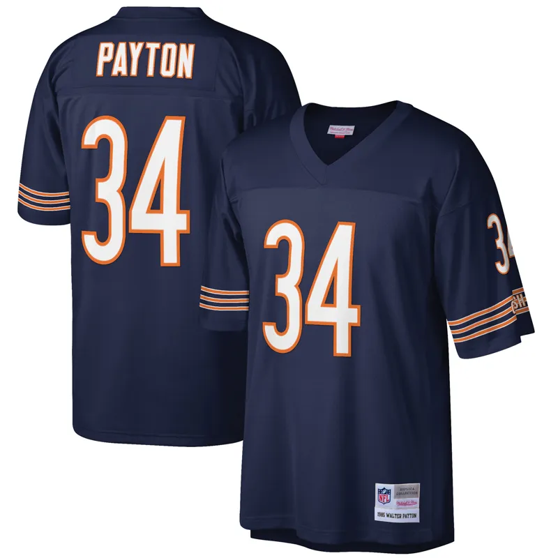 Chicago Bears Jersey Walter Payton Navy 1983 Throwback Retired Player Jersey - Image 4